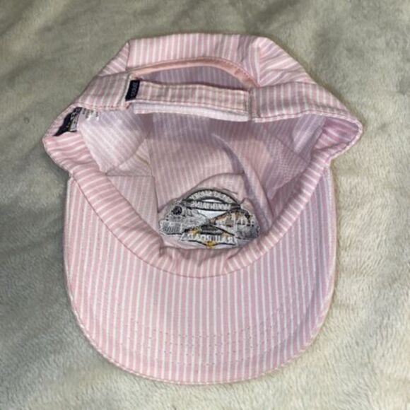 Vtg PINK Great Smoky Mountains Railway Railroad Conductor Train Engineer Hat - Picture 8 of 10